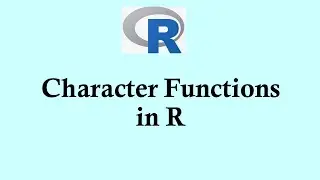 R programming | Character and string functions in R