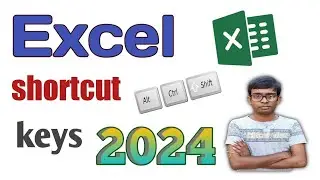 Best Excel shortcut keys 2024 | Microsoft Excel shortcut keys tutorial | Computer Skills 53 |