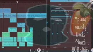 Simple Emotional drill beat piano melody on flm #tutorial