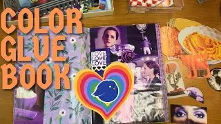 COLOR GLUE BOOK FUN!! 