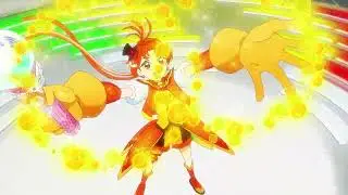 [2160p] Hirogaru Change! (Cure Wing Transformation Upscaled)