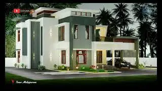Residential Building Kerala Double Storey (4K Video Animation)