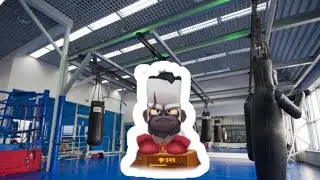 Роздаю всім удари з кулаку на боксері Брюсі в грі Zooba (зуба українською)
