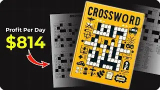 How To Make  Crosswords Puzzle Book For FREE on Amazon KDP -(Shortcut Exposed)
