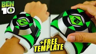 How To Make BEN 10 REBOOT Season 3 Omnitrix with Functional Alien Interface +FREE TEMPLATE Cardboard