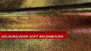 Echtes Leder, Nubukleder mehrfarbig, weich | Genuine leather, nubuck leather multicolored, soft