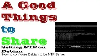 Setting NTP on Debian