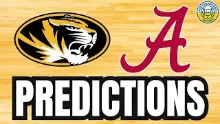 Missouri vs. Alabama PREDICTION | 2024-25 SEC Basketball Predictions