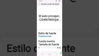 Cómo aumentar el tamaño de la letra en un celular Android