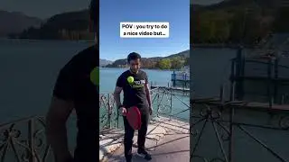 The duck at the end 😂 @wilsonpadel #wilson #annecy #padel