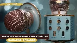 WIRELESS BLUETOOTH MICROPHONE KARAOKE SPEAKER | UNBOXING AND SPECIFICATIONS