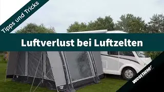 Tipps & Tricks | Luftverlust bei Luftzelten von Westfield