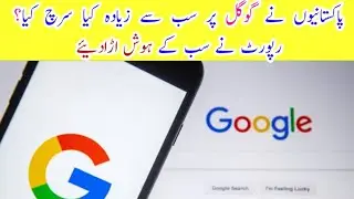 Google report about Pakistani searches | what is search Pakistani on Google