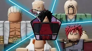Madara vs 5 Kage in Roblox ninja tycoon update V4.4 #roblox 🗽