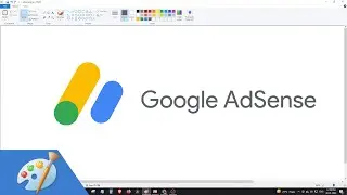 How to draw GOOGLE ADSENSE logo using MS Paint