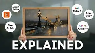 Sell Printable Wall Art on ETSY | Sizes, DPI, CMYK & Aspect Ratio EXPLAINED