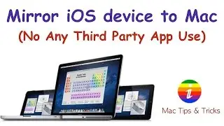 How to Mirror iPhone/iPad/iPod on your Mac (No App Used)