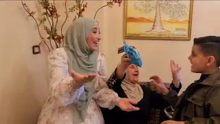 أول يوم العيد عند حماتي 🤩🥳🥳 The first day of Eid at my mother-in-law's