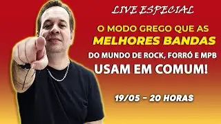 [LIVE] O Modo Grego que as Melhores Bandas do Mundo de Rock, Forró e MPB usam em comum!