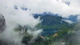 Hiking at the Tegelberg in Allgäu (Bavarian Alps) from the parking lot Drehhütte to Rohrkopfhütte