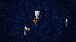 An awkward Wii Music cover of 'O Christmas Tree' in space