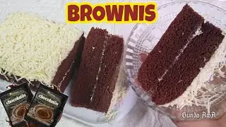RESEP BROWNIS CHOCOLATOS KUKUS TANPA MIXER TAKARAN SERBA 6 SENDOK || ANTI GAGAL