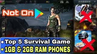 Top 5 Survival Game for 1gb and 2gb Ram Phones | Not on Play Store
#SaGoRGamingLive