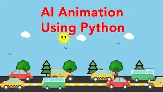 🚗 Animated Road Scene Using Python (Built with Trae AI IDE) | Step-by-Step Guide 🏙️🌞