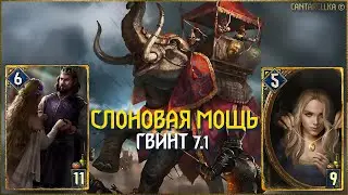 Мощный Север на Слоне | Совместный гайд с FanOfGwent ГВИНТ 7.1