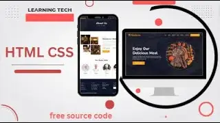 html css responsive website || resturent responsive website