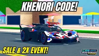 🔥CLAIM THIS SPECIAL CODE! SALE & 2X EVENT! Car Dealership Tycoon 