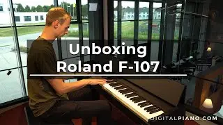Unboxing and Assembly of Roland F-107 | Digitalpiano.com