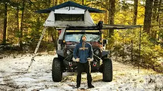 Rooftop Tent Winter Camping - Part 1