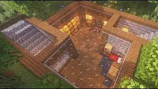 Minecraft: How To Build an Underground Survival Base | Easy/Simple Survival Starter Base Tutorial