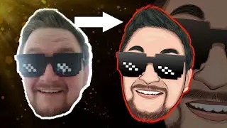 Cartoon SpeedArt For Customer | How to make Cartoon logo on Android, Esporta Logo