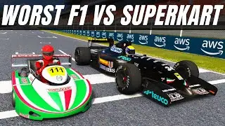 Can a Superkart beat the WORST F1 CAR of ALL TIME ?