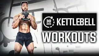 Kettlebell Full Body Beginner Workout , legs , shoulders , chest , core
