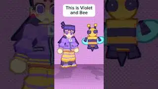 It's violet and bee! tell them what to do! 👋🐝 #animation #meme #fyp