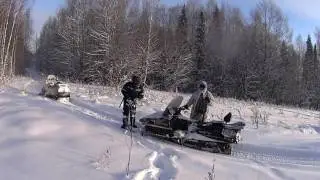 Охота от первого лица. s5. На снегоходах в -30.