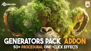 Procedural Generators Pack | Procedural Effects in Blender | BP GEOGEN