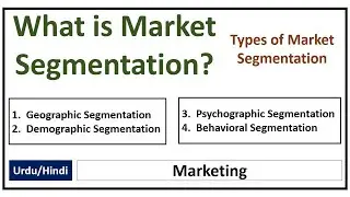 What is Market Segmentation &Its Types? Geographic/Demographic/Psychographic/Behavioral Segmentation