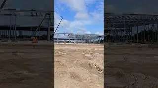 Construction site of future largest Wal Mart in North America