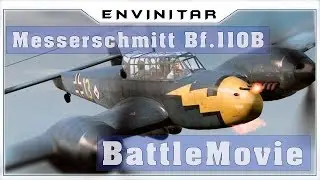 World of Warplanes BattleMovie, Messerschmitt Bf.110B - Бич небес. Envinitar