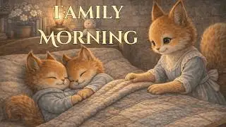 Peaceful Family Morning in The Quiet Forest | Cozy Storybook Music