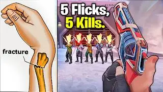 195 times players Snapped their wrist doing Flicks!