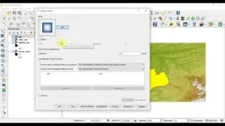 Оформление рельефа в QGIS