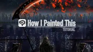How to Draw a City Background – ASCEND Building Tutorial (Clip Studio Paint)