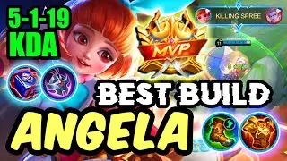 ANGELA 100% BEST BUILD GAMEPLAY - Mobile Legends