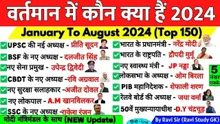 वर्तमान में कौन क्या है 2024 | vartman me kon kya hai 2024 | Current affairs 2024 Wartman mein kaun