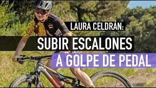 Técnica MTB: Cómo SUBIR ESCALONES A GOLPE DE PEDAL | Laura Celdrán y Pol Tarrés